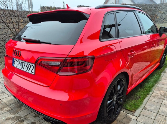 Audi S3 cena 99000 przebieg: 149200, rok produkcji 2016 z Kraków małe 781